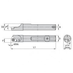 GSBIW31243R STEEL SHANK BORING BAR - USA Tool & Supply