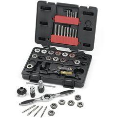 40PC MED RATCHETING TAP AND DIE DR - USA Tool & Supply