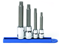 4PC METRIC TRIPLE SQ BIT SKT SET - USA Tool & Supply