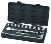 15PC 1/2" DRIVE SAE SOCKET SET - USA Tool & Supply