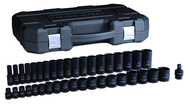 39PC 1/2" DR 6PT SAE STD/DEEP - USA Tool & Supply