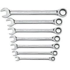 7PC COMBINATION RATCHETING WRENCH - USA Tool & Supply