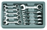 10PC STUBBY COMBINATION RATCHETING - USA Tool & Supply