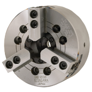 10" 3-Jaw Big Bore Power Chuck - USA Tool & Supply