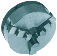 Quick-Clamp Self-Center Scroll Chuck - 5" Plain Mount - USA Tool & Supply