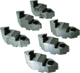 Set of 6 Hard Master Jaw - #7-885-608 For 8" Chucks - USA Tool & Supply