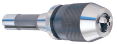 1/32 - 1/2'' Capacity - 4 MT Shank - Keyless Drill Chuck with Integral Shank - USA Tool & Supply