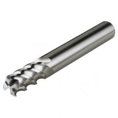 3mm Dia. - 57mm OAL - AlTiN - 45°-HardMill - .2mm Corner Radius- End Mill - 4 FL - USA Tool & Supply