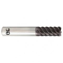 7/8 x 7/8 x 7/8 x 7/8 6Fl  Square Carbide End Mill - TiALN - USA Tool & Supply