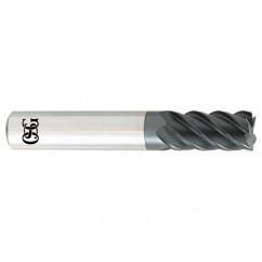 11mm x 11mm x 25mm x 70mm 5Fl  C/R Carbide End Mill - TiALN - USA Tool & Supply