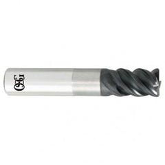 12mm x 12mm x 18mm x 102mm 4Fl 0.5mm Square Carbide End Mill - TiALN - USA Tool & Supply