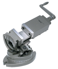 3-Axis Precision Tilting Vise 5" Jaw Width, 1-3/4" Depth - USA Tool & Supply