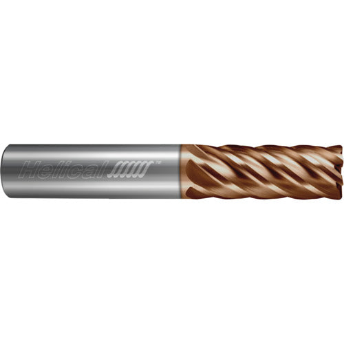 ‎6 Flute - Corner Radius - 0.2500″ (1/4) Cutter DIA × 0.2500″ (1/4) Shank DIA × 0.0100″ Radius × 0.7500″ (3/4) LOC × 2.5000″ (2-1/2) OAL  - TPLUS Coated