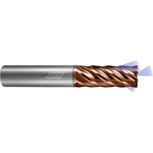 ‎6 Flute - Corner Radius - 0.7500″ (3/4) Cutter DIA × 0.7500″ (3/4) Shank DIA × 0.0600″ Radius × 2.2500″ (2-1/4) LOC × 5.0000″ (5) OAL  - TPLUS Coated