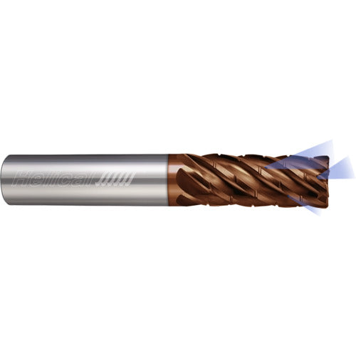‎6 Flute - Corner Radius - 0.7500″ (3/4) Cutter DIA × 0.7500″ (3/4) Shank DIA × 0.0600″ Radius × 2.2500″ (2-1/4) LOC × 5.0000″ (5) OAL  - TPLUS Coated