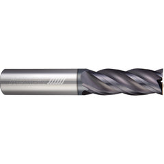 ‎4 Flute - Square - 0.3125″ (5/16) Cutter DIA × 0.3125″ (5/16) Shank DIA × 1.2500″ (1-1/4) LOC × 3.0000″ (3) OAL  - APLUS Coated