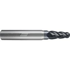 ‎4 Flute - Ball - 0.2500″ (1/4) Cutter DIA × 0.3750″ (3/8) Shank DIA × 0.1250″ (1/8) Radius × 0.7500″ (3/4) LOC × 2.5000″ (2-1/2) OAL × 1.0000″ (1) Reach - APLUS Coated