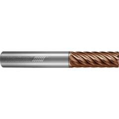 ‎8 FL - Corner Radius - 1.0000″ (1) Cutter DIA × 1.0000″ (1) Shank DIA × 0.0600″ Radius × 2.0000″ (2) LOC × 4.5000″ (4-1/2) OAL  - TPLUS Coated