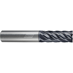 ‎6 Flute - Square - 0.3750″ (3/8) Cutter DIA × 0.3750″ (3/8) Shank DIA × 1.0000″ (1) LOC × 3.0000″ (3) OAL  - APLUS Coated