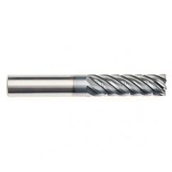 3/8 x 3/8 x 1-1/2 x 3-1/2 x 7 Flute  .030R 4xD Pow-R-Path Mill AlCRNX Coated-Series IPC7-CR - USA Tool & Supply