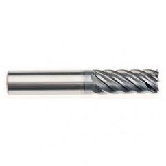 6mm x 6mm x 18mm x 63mm x 7 Flute  Square 3xD Pow-R-Path Mill AlCRNX Coated-Series IPT7-SQ - USA Tool & Supply