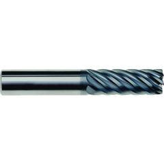 3/8 x 3/8 x 1-1/8 x 3 x .030 Rad 9 Flute End Mill IPT9-AlCrNX Coated - USA Tool & Supply