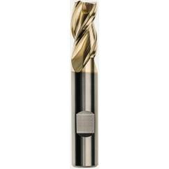 3/4 x 3/4 x 1-5/8 x 4 Square 3 Flute Carbide M223 Streaker End Mill-ZrN - USA Tool & Supply