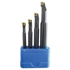 Set of 4 Boring Bars - Includes 1 of Each: A05HSCLCR2, A06JSCLCR2, A08KSCLCR2, A10MSCLCR2 - USA Tool & Supply