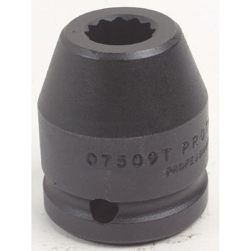 ‎Proto 3/4″ Drive Impact Socket 9/16″ - 12 Point - USA Tool & Supply