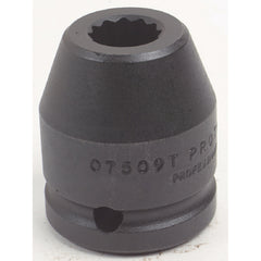 ‎Proto 3/4″ Drive Impact Socket 9/16″ - 12 Point - USA Tool & Supply