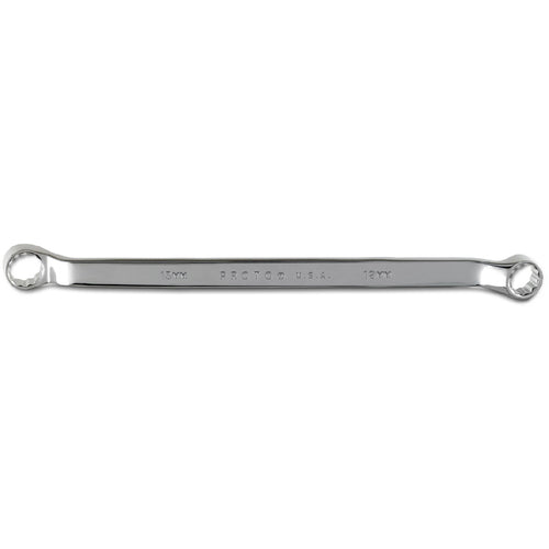 ‎Proto Full Polish Offset Double Box Wrench 12 × 13 mm - 12 Point - USA Tool & Supply