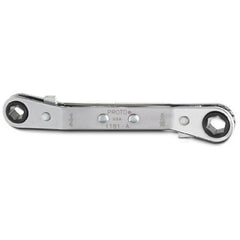 ‎Proto Offset Double Box Reversible Ratcheting Wrench 1/4″ × 5/16″ - 6 Point - USA Tool & Supply