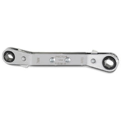 ‎Proto Offset Double Box Reversible Ratcheting Wrench 7 × 8 mm - 6 Point - USA Tool & Supply