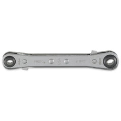 ‎Proto Double Box Reversible Ratcheting Wrench 1/4″ × 5/16″ - 12 Point - USA Tool & Supply