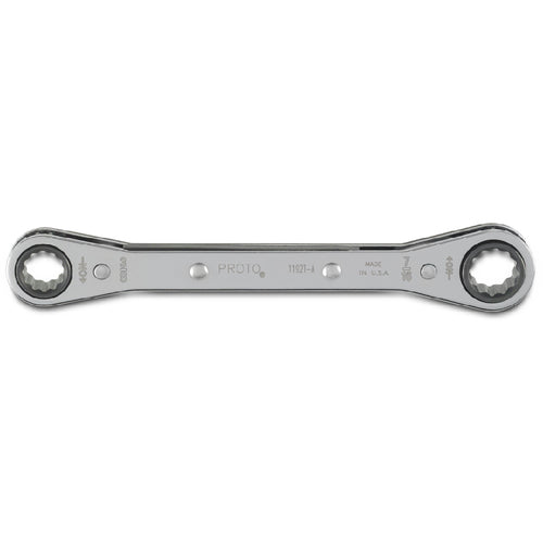 ‎Proto Double Box Ratcheting Wrench 3/8″ × 7/16″ - 12 Point - USA Tool & Supply
