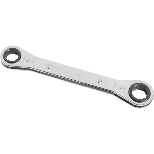 ‎Proto Double Box Ratcheting Wrench 11 × 13 mm - 6 Point - USA Tool & Supply