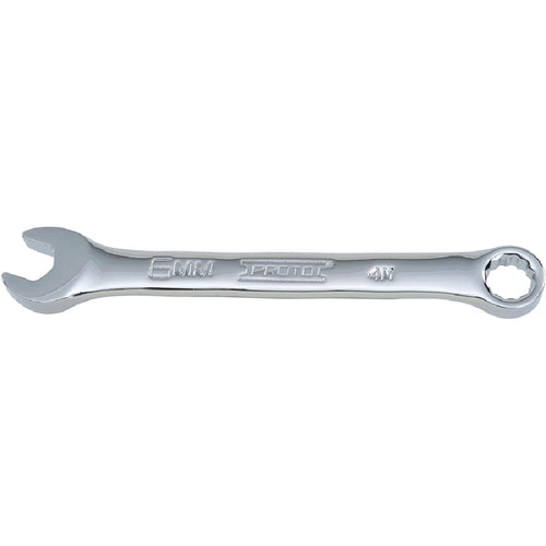 ‎Proto Full Polish Metric Short Combination Wrench 6 mm - 12 Point - USA Tool & Supply