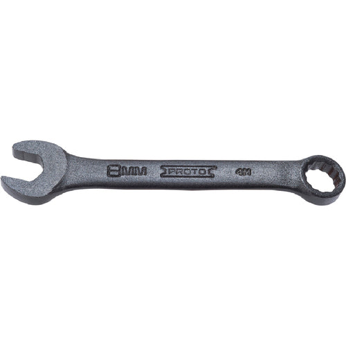 ‎Proto Black Oxide Metric Short Combination Wrench 8 mm - 12 Point - USA Tool & Supply