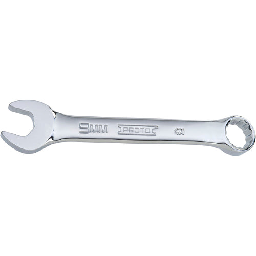 ‎Proto Full Polish Metric Short Combination Wrench 9 mm - 12 Point - USA Tool & Supply