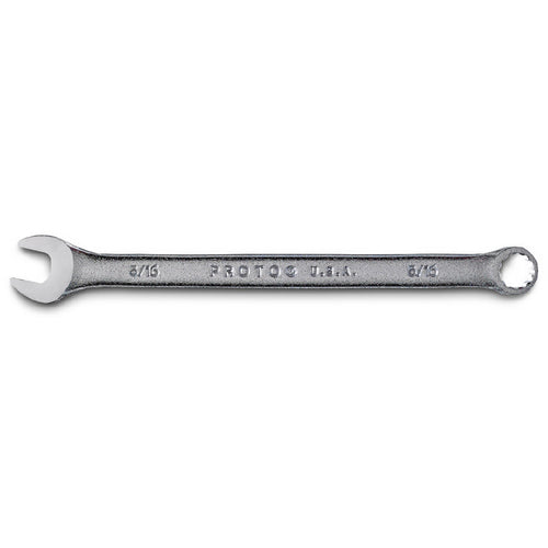 ‎Proto Satin Combination Wrench 5/16″ - 12 Point - USA Tool & Supply