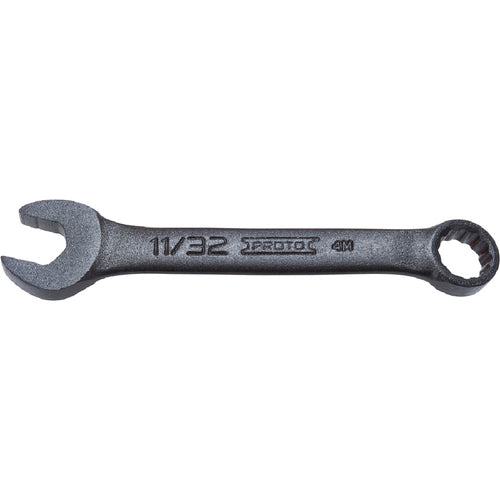 ‎Proto Black Oxide Short Combination Wrench 11/32″ - 12 Point - USA Tool & Supply