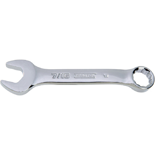 ‎Proto Full Polish Short Combination Wrench 7/16″ - 12 Point - USA Tool & Supply