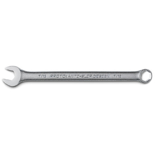 ‎Proto Satin Combination Wrench 7/16″ - 6 Point - USA Tool & Supply