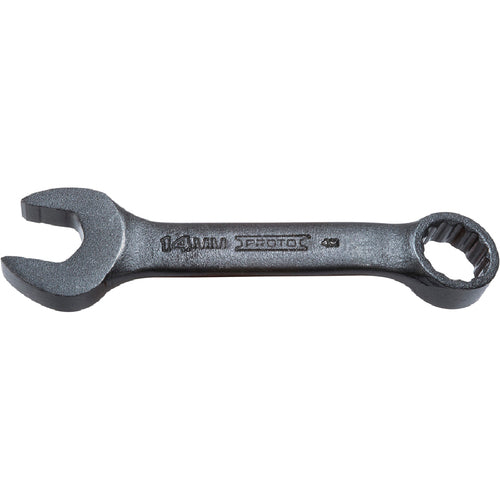 ‎Proto Black Oxide Metric Short Combination Wrench 14 mm - 12 Point - USA Tool & Supply