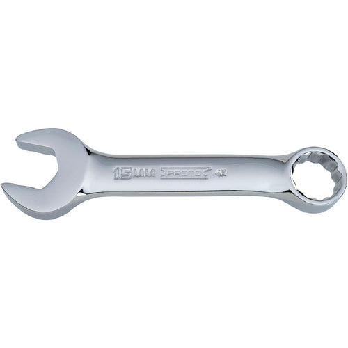 ‎Proto Full Polish Metric Short Combination Wrench 15 mm - 12 Point - USA Tool & Supply
