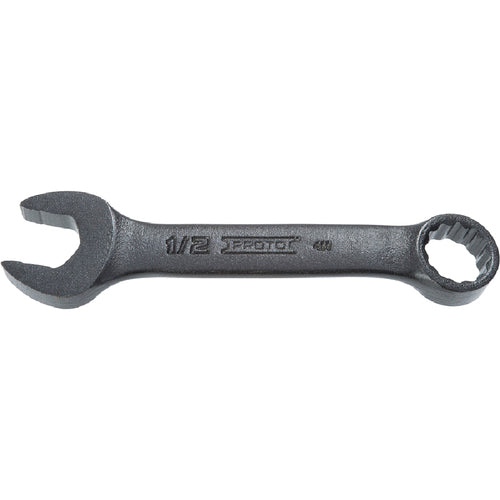 ‎Proto Black Oxide Short Combination Wrench 1/2″ - 12 Point - USA Tool & Supply