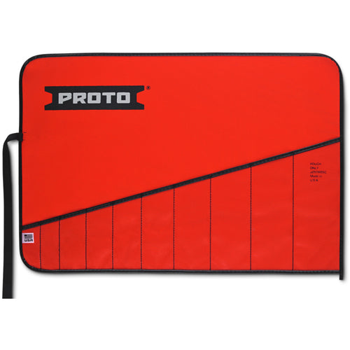 Proto Red Canvas 10-Pocket Tool Roll - USA Tool & Supply