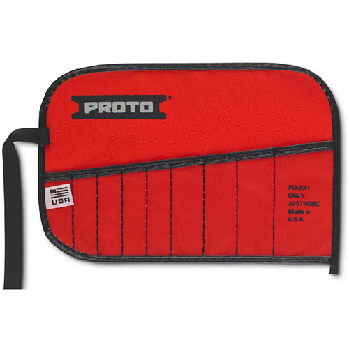 Proto Red Canvas 9-Pocket Tool Roll - USA Tool & Supply