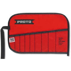 Proto Red Canvas 9-Pocket Tool Roll - USA Tool & Supply