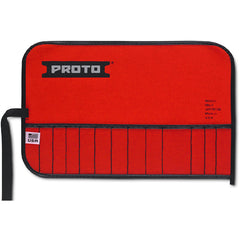 Proto Red Canvas 13-Pocket Tool Roll - USA Tool & Supply